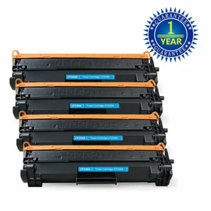 4PK CF248A 48A Toner Cartridge For HP LaserJet Pro M15W M15A MFP M28W M29W M29A - Picture 1 of 6