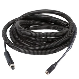 4 Pin Aviation Extension Cable Backup Camera Cable with Corrugated Tube Cover - Picture 1 of 15
