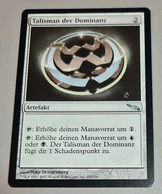Talisman der Dominanz # 253/306 Uncom. MTG MIRRODIN 2003 DE N.Mint-Mint Vintage - Bild 1 von 3
