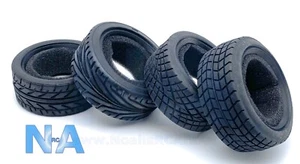 RC Auto 1:10 Straßenreifen Set Waage Gummi 62 mm 26 mm Traxxas HSP Tamiya HPI Kyosho - Bild 1 von 24