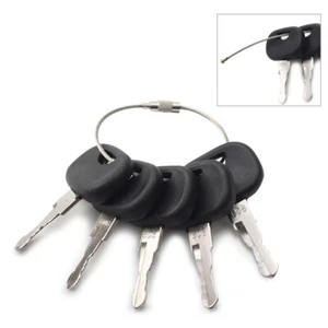 Ignition Starter Key #14606 #606 For Liebherr & John Deere Heavy Equipment 5PCS - Picture 1 of 8