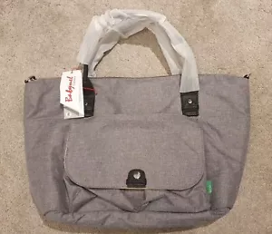 BABYMEL JADE ECO GREY BABY NAPPY NURSERY CHANGING BAG MOTHER & BABY - NEW - Picture 1 of 4