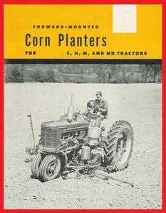 1950 IH Farmall montiert Mais Pflanzgefäß Prospekt für C H M MD Traktoren 220 221 222 - Bild 1 von 16