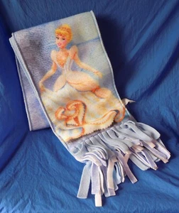 Disney Princess CINDERELLA Winter Scarf 52" x 7" w/ Tasseled Ends - Picture 1 of 3