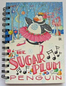 Mary Engelbreit Sugar Plum Penguin Journal Spiral Bound Notebook ME Ink - Picture 1 of 6
