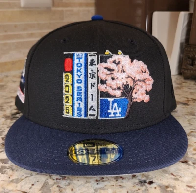 *NWT* Hat Club Exclusive Los Angeles Dodgers Tokyo Series New Era 7 3/4 - Image 1 of 4