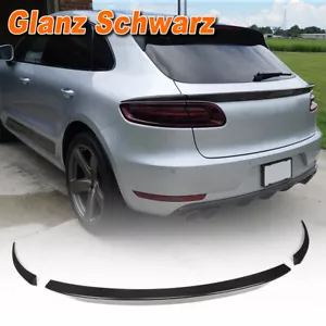 Alerón trasero negro brillante maletero alerón trasero alerón labio para Porsche Macan - Imagen 1 de 12