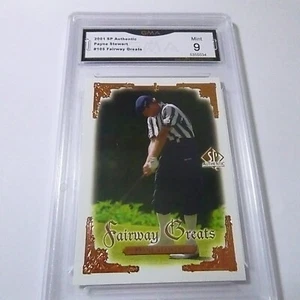 PAYNE STEWART 2001 SP AUTHENTIC FAIRWAY GREATS # 105 GRADED 9 L@@@K - Picture 1 of 2