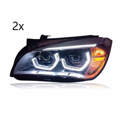 HID Headlight Assembly For BMW X1 E84 2013-2015 LED DRL Replace Factory Halogen - Image 1 of 4