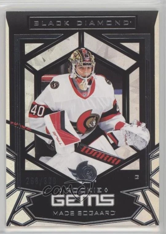 2022-23 Upper Deck Black Diamond Rookie Gems /399 Mads Sogaard #RG-MS RC - Image 1 of 2