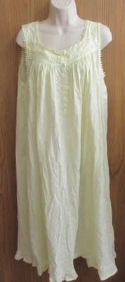 Camisón ADONNA VICTORIAN amarillo bordado con volantes COTTAGE CORE talla L COMO NUEVO Foto 1 de 4