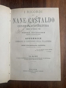 I ricordi di Nane Castaldo cenni di viticoltura - Picture 1 of 8