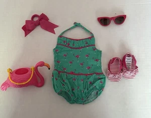 JUEGO DE TRAJE DE BAÑO FLAMENCO MARY ELEN CHICA AMERICANA - ¡COMPLETO! RARO! ¡RETIRADO! - Imagen 1 de 12