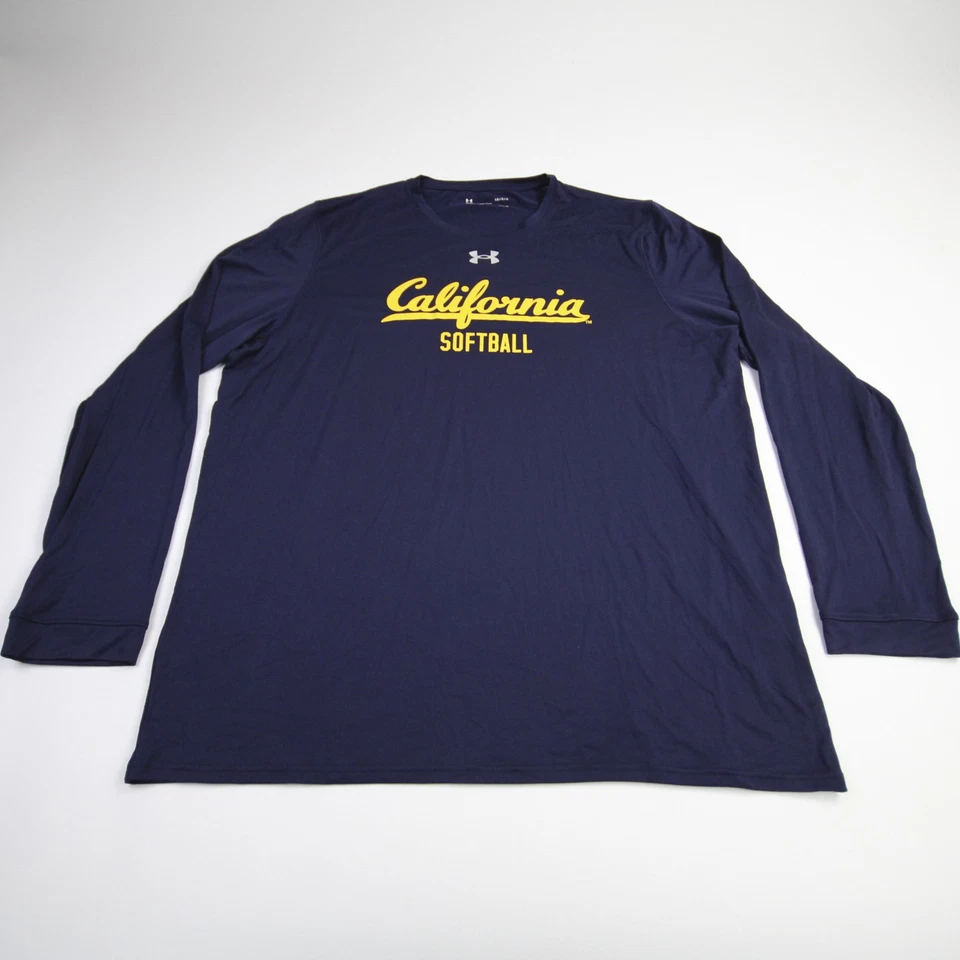 Camisa California Golden Bears Under Armour Manga Larga Para Hombre Azul Marino Nueva Foto 1 de 1