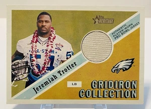 2002 TOPPS HERITAGE GRIDIRON JEREMIAH TROTTER PRO BOWL JERSEY PATCH #d/999 - Picture 1 of 2