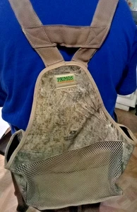 PRIMOS Camouflage LG-XX L Game Hunting Vest Adjust, 2 front, 1 bac compartment - Picture 1 of 9