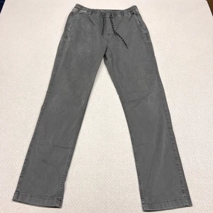 Faherty Hose Herren mittelgrau Bio Baumwolle Canvas Kordelzug Chino Freizeit - Bild 1 von 9