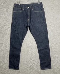 Levi Strauss & Co Jeans Men's M 34x30 Blue Denim Regular Tapered Leg Mid Rise - Picture 1 of 15