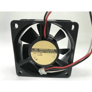 For ADDA AD0612HB-A72GL DC12V 0.23A 60*60*25MM Cooling fan 3pin - Afbeelding 1 van 2
