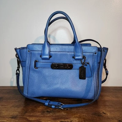 Bolso de hombro Coach Swagger de cuero granulado estilo 34816 Foto 1 de 4