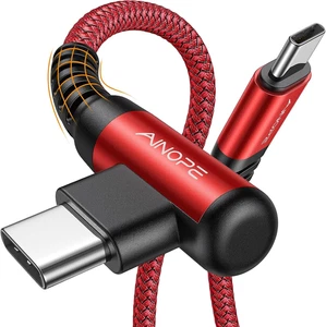 60W 2-Pack 6.6Ft Nylon Braided USB C to USB C Cable Type C Charger Fast Charging - Picture 1 of 12