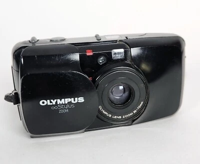 奥林巴斯 Infinity Stylus 变焦 35 毫米胶片相机紧凑型傻瓜用于维修 — 第 1/4 张图片