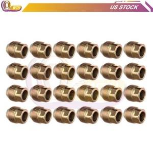 24 Pcs Gold Zinc M14x1.5 Factory Style Lug Nut 1.12" Tall For Chevy Cadillac GMC - Picture 1 of 6
