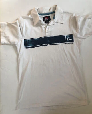 QUIKSILVER рубашка-поло молодежи средний размер - Изображение 1 из 3