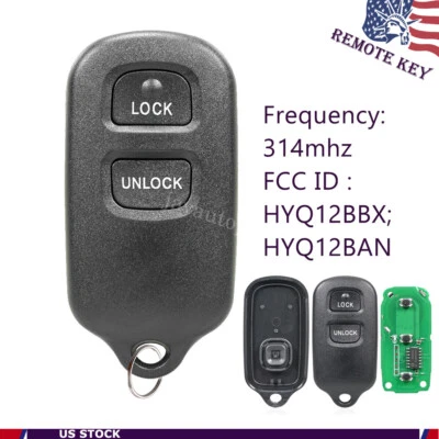 Para 2003 2004 2005 2006 Toyota Tundra controle remoto de carro entrada sem chave chaveiro HYQ12BBX - Imagem 1 de 4