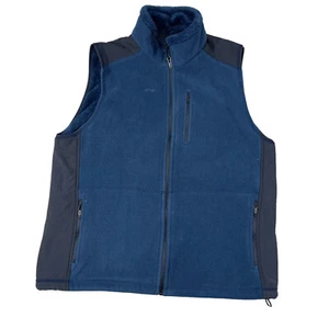 Orvis Herren Größe Large Pullover Weste Strick durchgehender Reißverschluss blau Fleece N2 - Bild 1 von 5