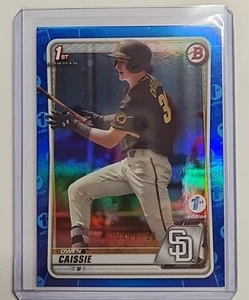 2020 Bowman Draft 1st Edition Owen Caissie BD-49 Sky Blue Foil /150 - Picture 1 of 2