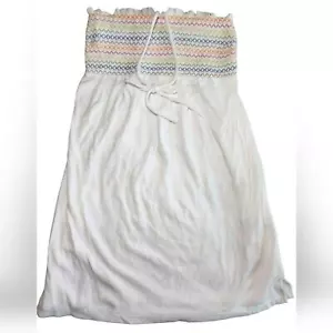 Vestido halter Wild Fable nuevo con etiquetas para mujer blanco de tela de rizo talla XS - Imagen 1 de 7