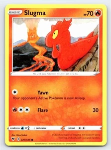 Tarjeta Pokémon Slugma 027/185 Common Vivid Voltage - Casi Nueva - Imagen 1 de 5