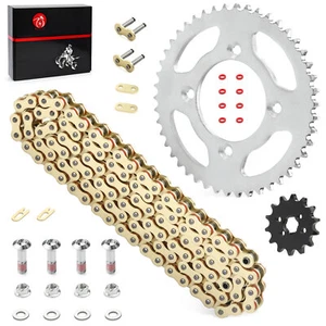 Drive Chain X-Ring & Sprockets Bolt Kit for Honda XR80R CRF80F 420VM-X 110 Link - Picture 1 of 12