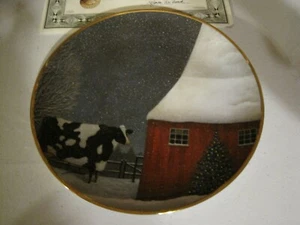 PLATO COLECCIONISTA RELIQUIA FRANKLIN COMO NUEVO CORRAL NAVIDAD POR LOWELL HERRERO - Imagen 1 de 8