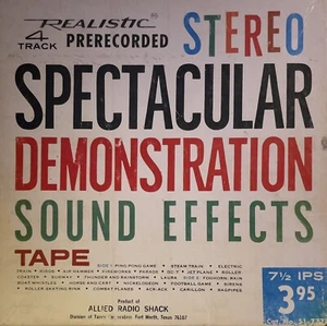 Spectacular Demonstration Sound Effects Stereo Reel Tape - Picture 1 of 3