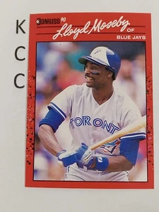 1990 Donruss Baseball Toronto Blue Jays #504 Lloyd Moseby - Picture 1 of 2