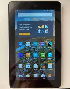 Amazon Kindle Fire 7 (5th Gen) SV98LN Touchscreen - Black - Tablet EReader - Picture 1 of 6