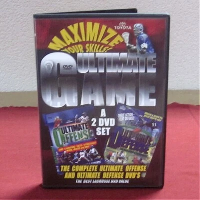 LACROSSE instructional Ultimate Game 2-DVD set Offense & Defense middies - Image 1 of 3
