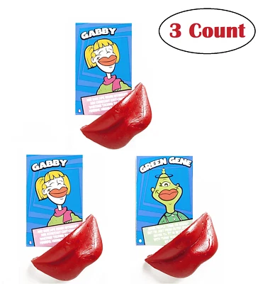 Wack-O-Wax, labios de cera, cereza, juega ahora mastica dulces posteriores, 0,5 oz (3 unidades) Foto 1 de 4