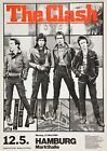 The Clash Hamburg 1980 Mini Konzert Poster 4x6 Nachdruck #0000