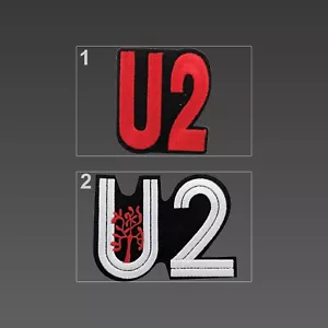 U2 Patches, DIY Jacket Patches, Iron On Embroidery Patches, U2 Logo Patches - Picture 1 of 5
