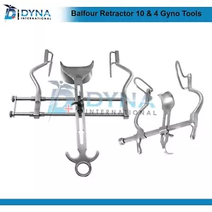 Retractor Balfour 10 y 4 herramientas ginecológicas instrumentos quirúrgicos mejor calidad de Dyna - Imagen 1 de 4