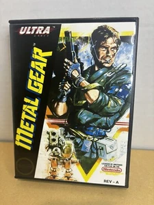 Caja de plástico duro personalizada Metal Gear (NES) ¡Manual completa sin mapa! ¡Buen estado! - Imagen 1 de 7
