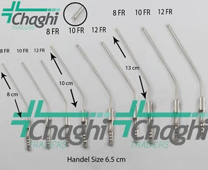 Punta de bola de succión Fukushima lágrima cerebro traumático Fr 8,10,12 9 piezas conjunto Chaghi - Imagen 1 de 2