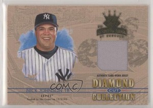 2004 Donruss Diamond Kings Cut Collection Jerseys /100 Nick Johnson #DC-34