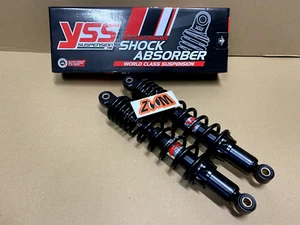 Honda Monkey 125 2018-2025 YSS Shock Suspension 340MM A Pair Black / Black - Picture 1 of 3