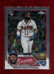 MICHAEL HARRIS II 2023 TOPPS CHROME ROOKIE ATLANTA BRAVES - Picture 1 of 2