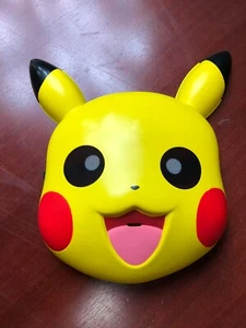 Pokemon Pikachu Mask Costume Accessory Kids Halloween  Party Plastic - Picture 1 of 6