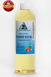 CRANBERRY SEED OIL REFINED ORGANIC by H&B Oils Center 100% COLD PRESSED 36 OZ - Picture 1 of 12